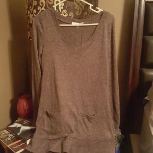 Pull over brown sweater